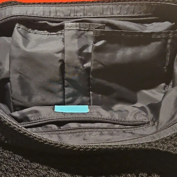 The Sak Dark Black Crochet Tote - Picture 5 of 10
